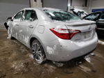 2015 Toyota Corolla L Silver vin: 2T1BURHE1FC256101