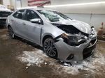 2015 Toyota Corolla L Silver vin: 2T1BURHE1FC256101