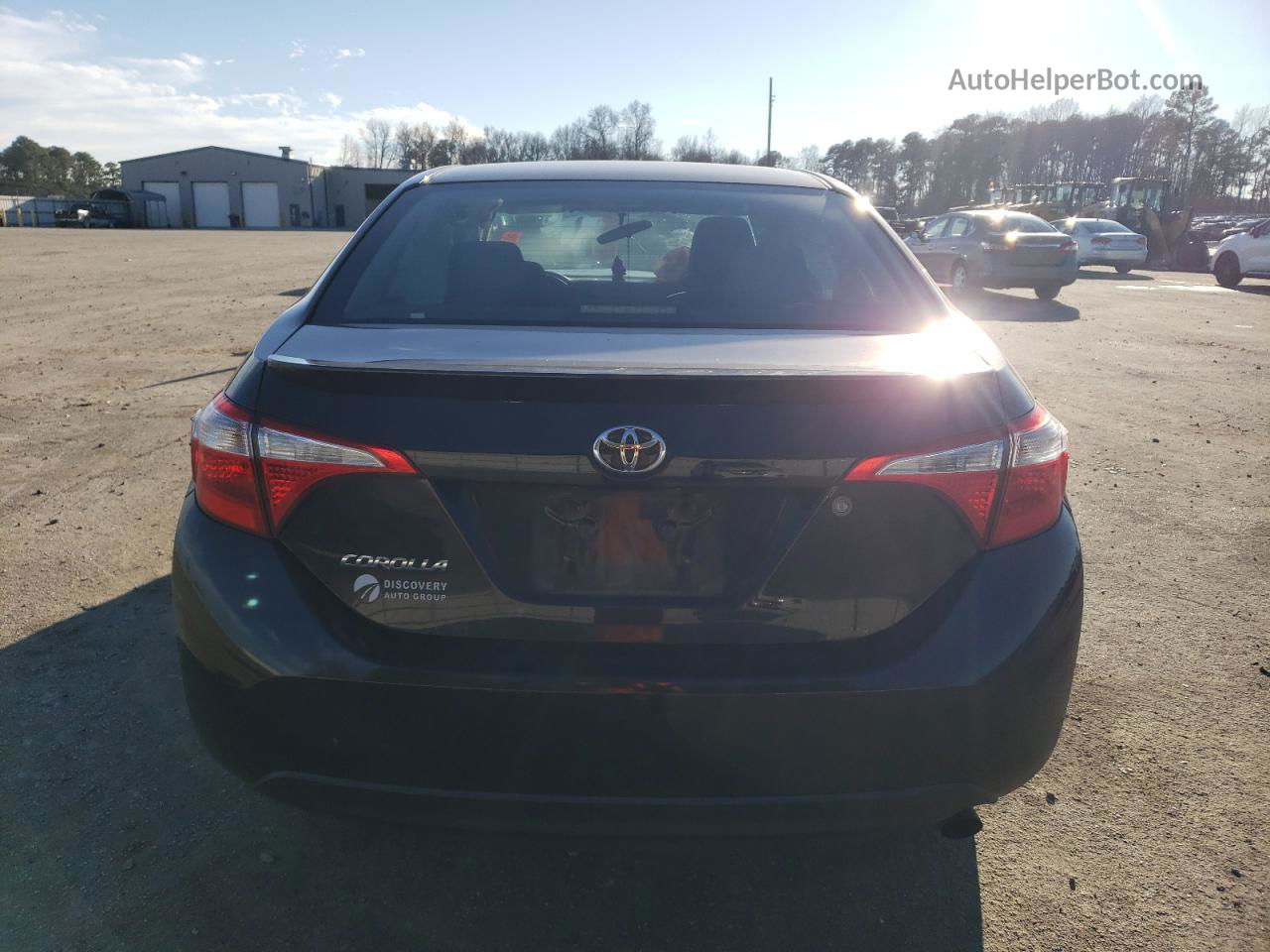 2015 Toyota Corolla L Black vin: 2T1BURHE1FC262061