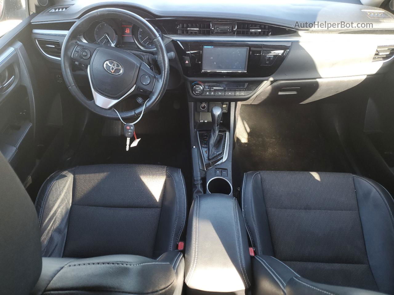 2015 Toyota Corolla L Красный vin: 2T1BURHE1FC289809