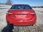 2015 Toyota Corolla L Red vin: 2T1BURHE1FC289809