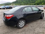 2015 Toyota Corolla L Черный vin: 2T1BURHE1FC308892