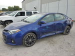 2015 Toyota Corolla L Blue vin: 2T1BURHE1FC316619