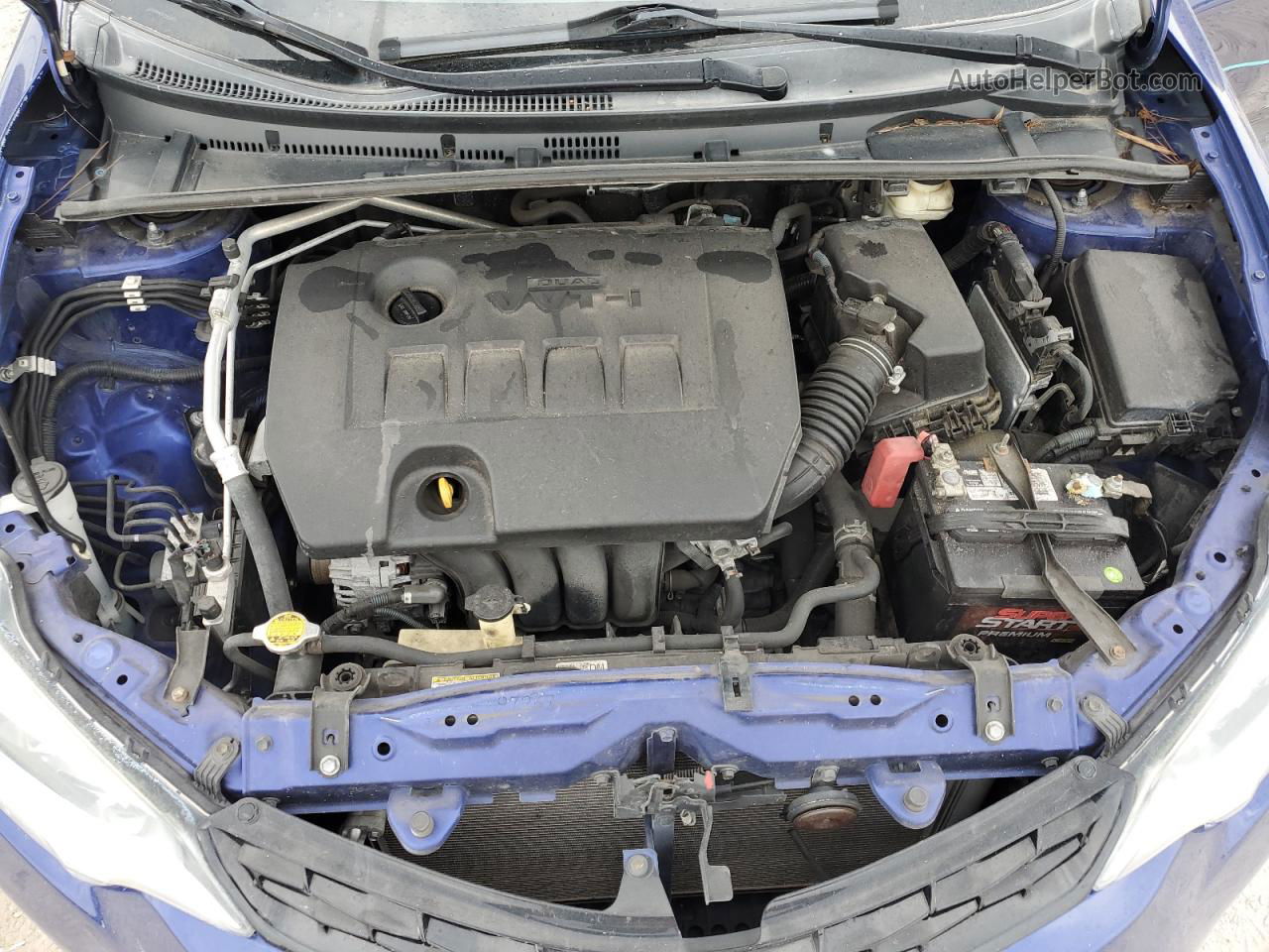 2015 Toyota Corolla L Синий vin: 2T1BURHE1FC316619