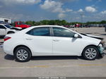 2015 Toyota Corolla L/le/le Pls/prm/s/s Pls White vin: 2T1BURHE1FC323411