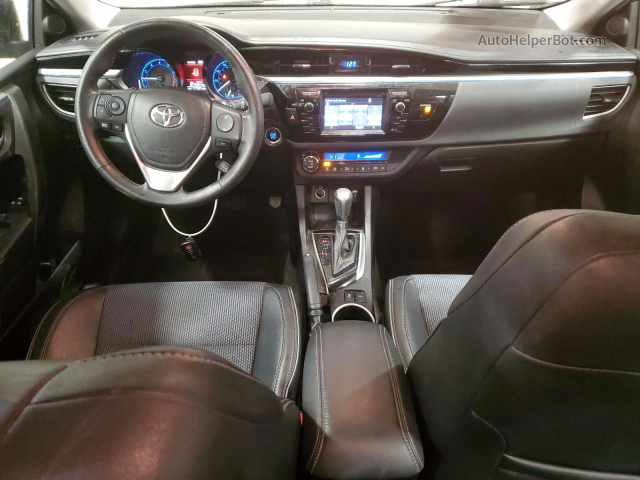 2015 Toyota Corolla L Blue vin: 2T1BURHE1FC337969