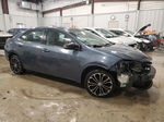 2015 Toyota Corolla L Blue vin: 2T1BURHE1FC337969