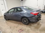 2015 Toyota Corolla L Blue vin: 2T1BURHE1FC337969