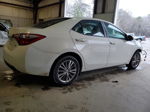 2015 Toyota Corolla L White vin: 2T1BURHE1FC348003