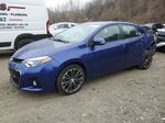 2015 Toyota Corolla L Синий vin: 2T1BURHE1FC385181