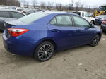 2015 Toyota Corolla L Синий vin: 2T1BURHE1FC385181