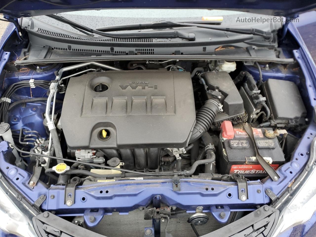 2015 Toyota Corolla L Синий vin: 2T1BURHE1FC385181