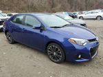 2015 Toyota Corolla L Синий vin: 2T1BURHE1FC385181