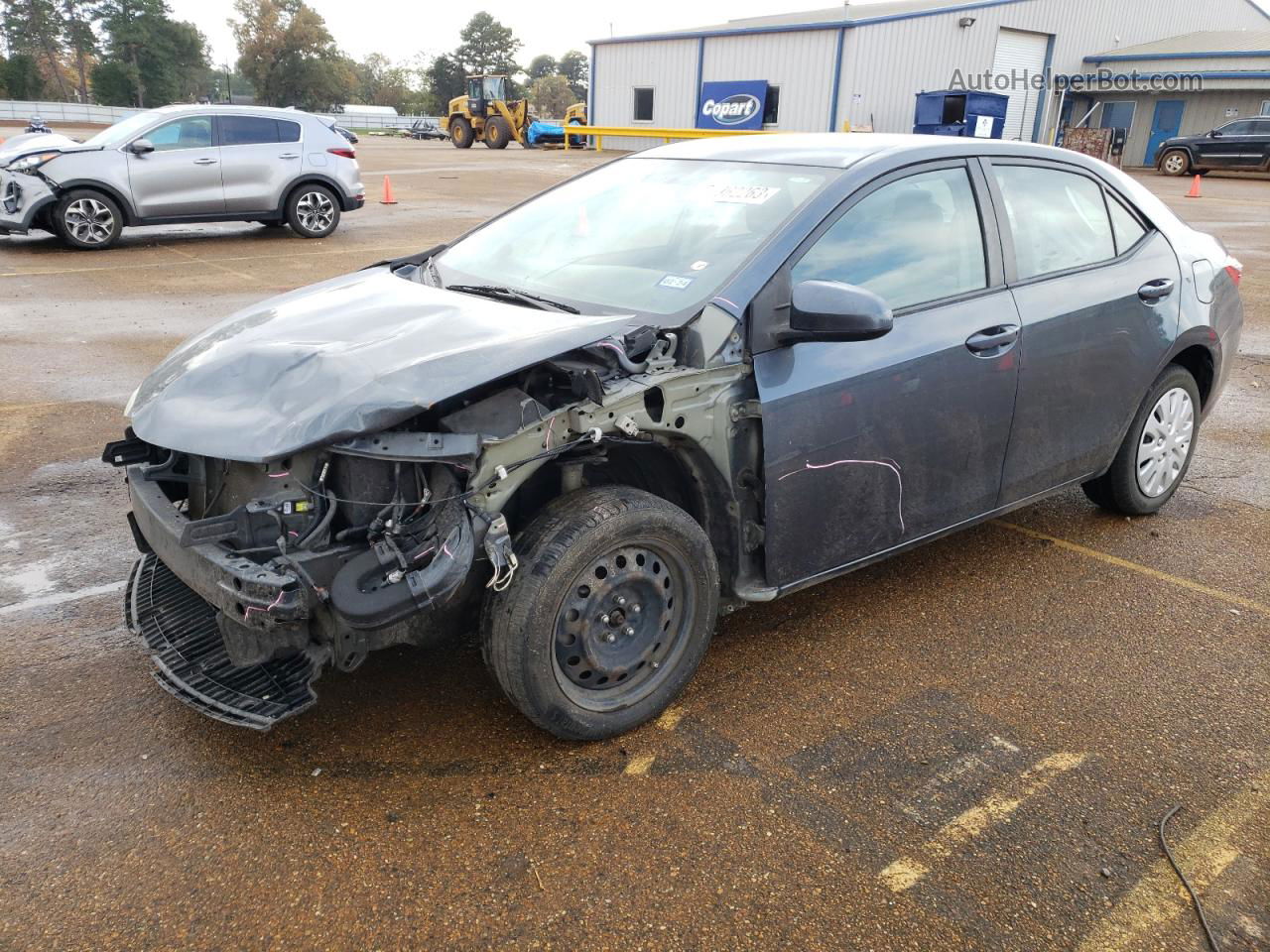 2015 Toyota Corolla L Gray vin: 2T1BURHE1FC407499