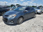 2015 Toyota Corolla L Gray vin: 2T1BURHE1FC433214