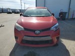 2015 Toyota Corolla L Red vin: 2T1BURHE1FC433276