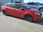 2015 Toyota Corolla L Красный vin: 2T1BURHE1FC433276