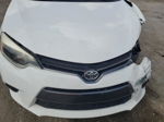 2015 Toyota Corolla L White vin: 2T1BURHE1FC435478