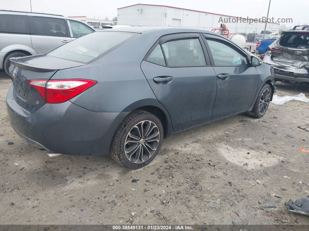 2015 Toyota Corolla S Plus Blue vin: 2T1BURHE1FC444391