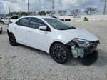 2015 Toyota Corolla L White vin: 2T1BURHE1FC444911