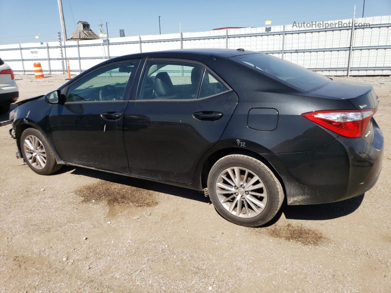 2015 Toyota Corolla L Black vin: 2T1BURHE1FC459621