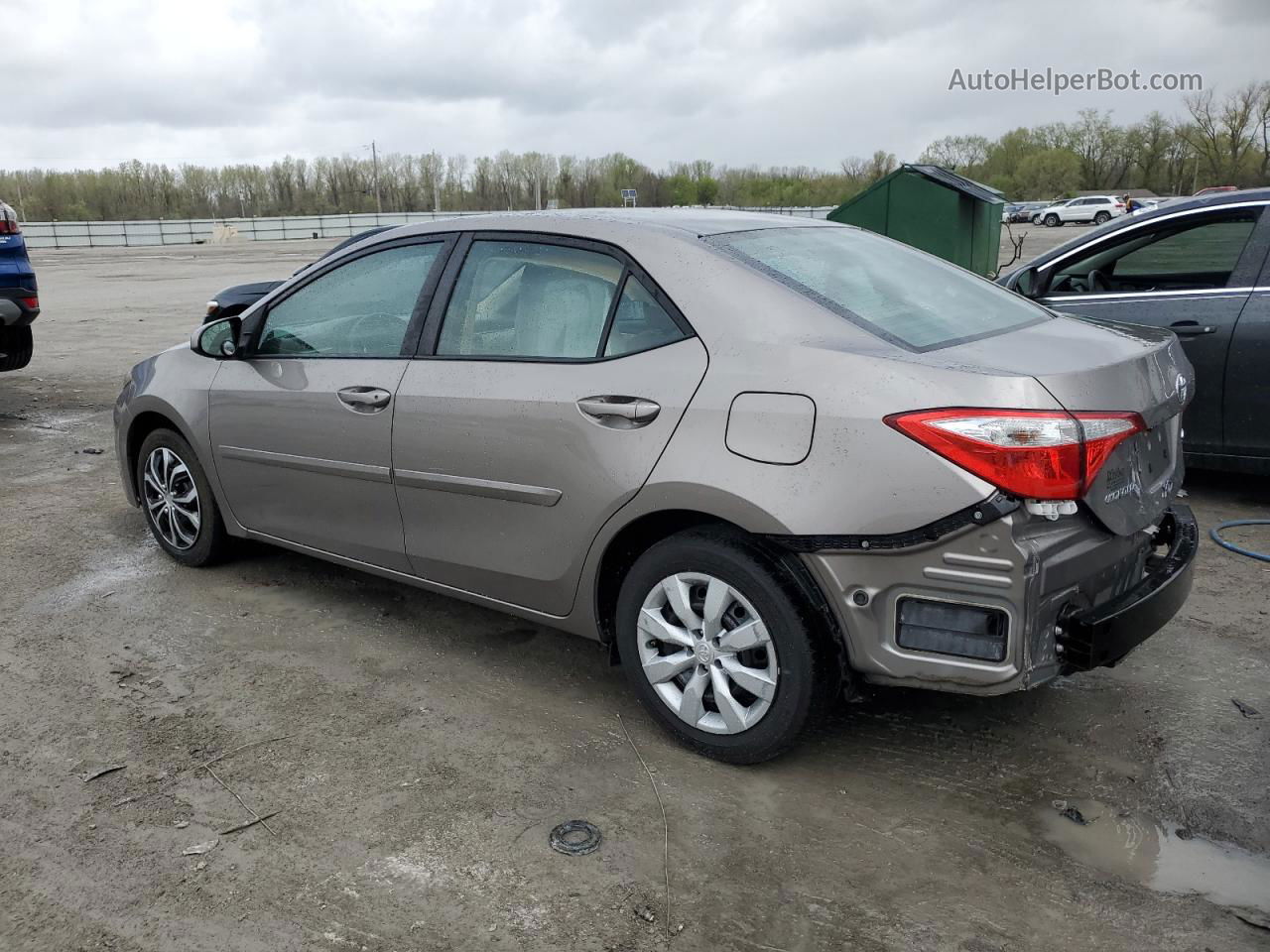 2015 Toyota Corolla L Silver vin: 2T1BURHE1FC464432