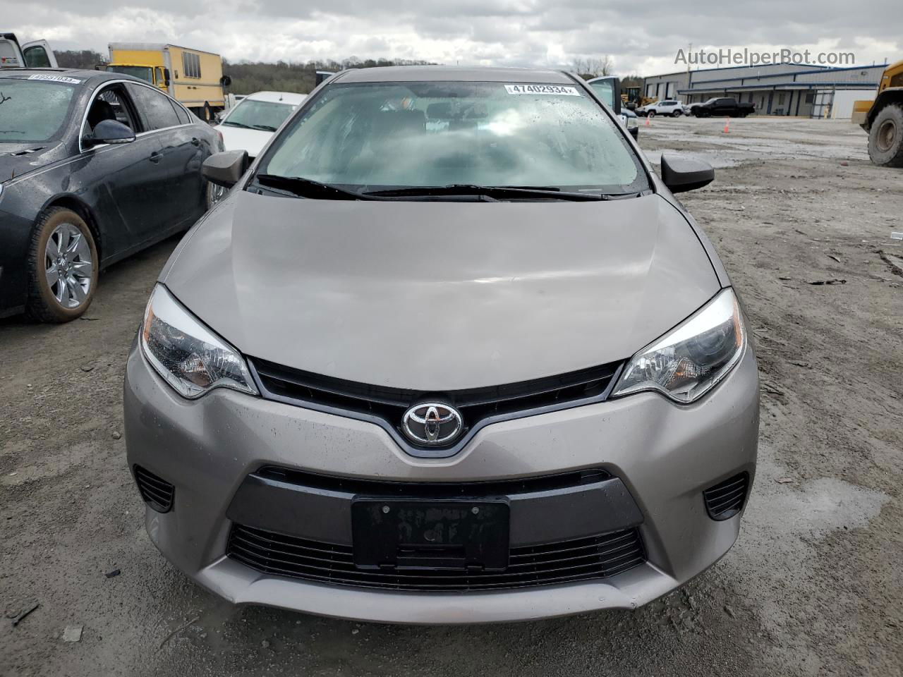 2015 Toyota Corolla L Silver vin: 2T1BURHE1FC464432