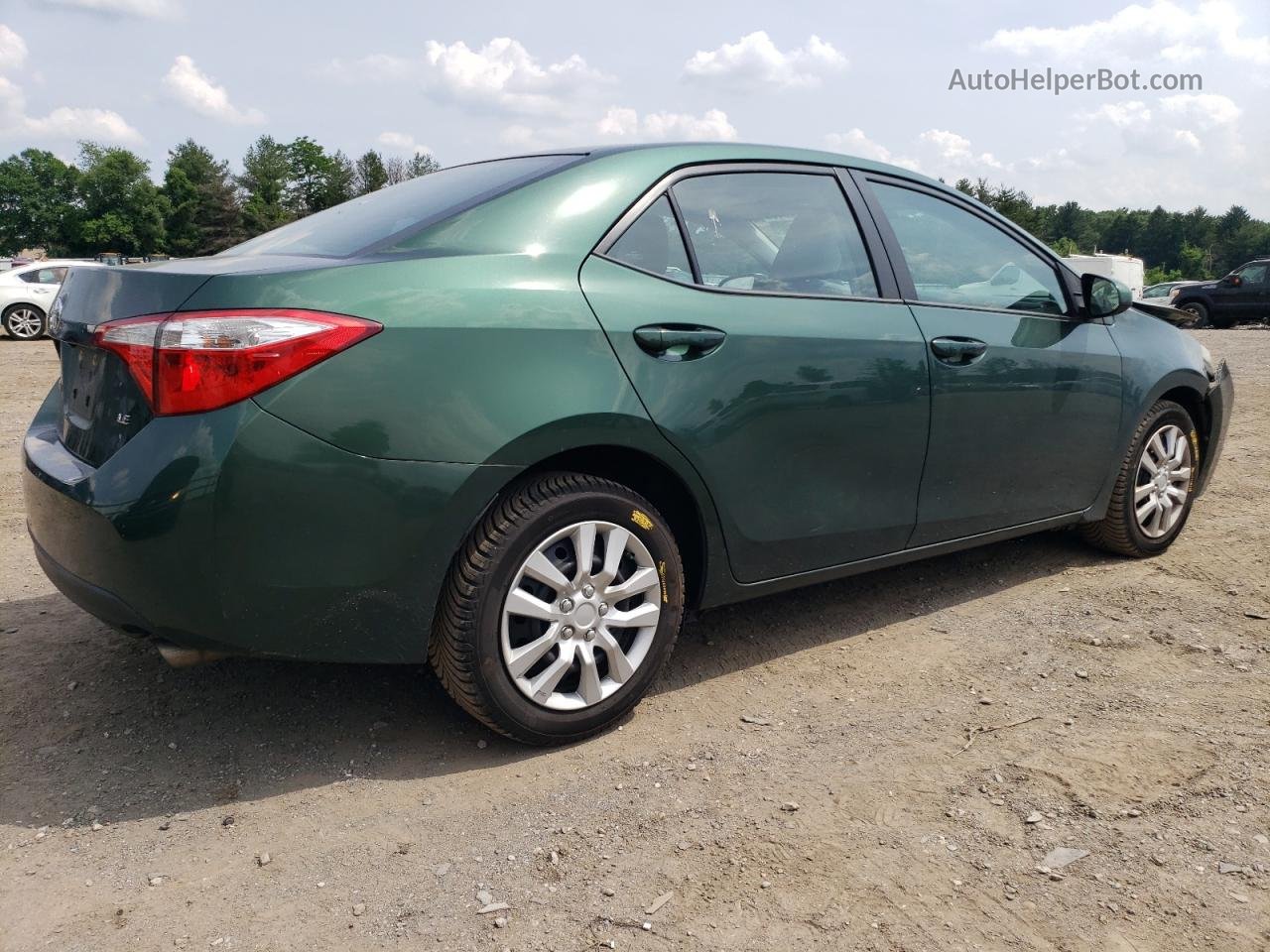 2016 Toyota Corolla L Green vin: 2T1BURHE1GC537395