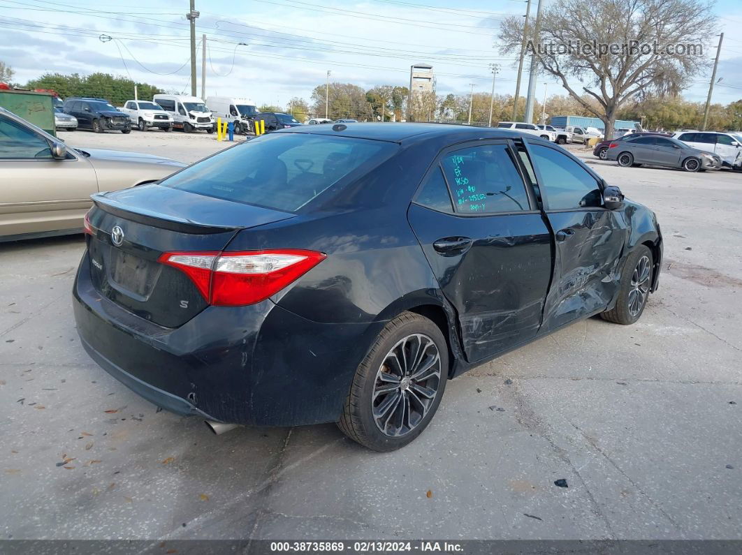 2016 Toyota Corolla S Plus Black vin: 2T1BURHE1GC541981