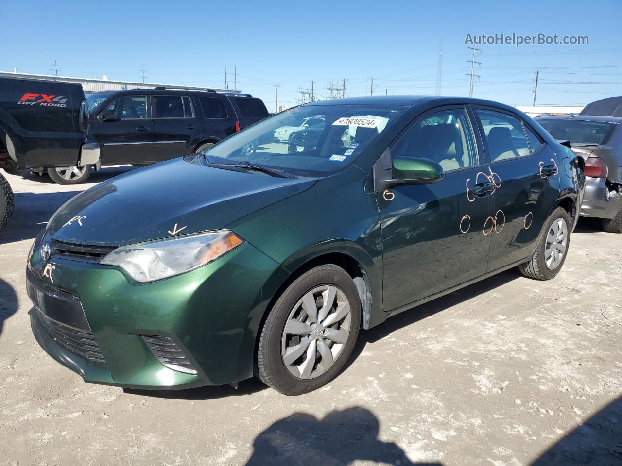 2016 Toyota Corolla L Green vin: 2T1BURHE1GC565312