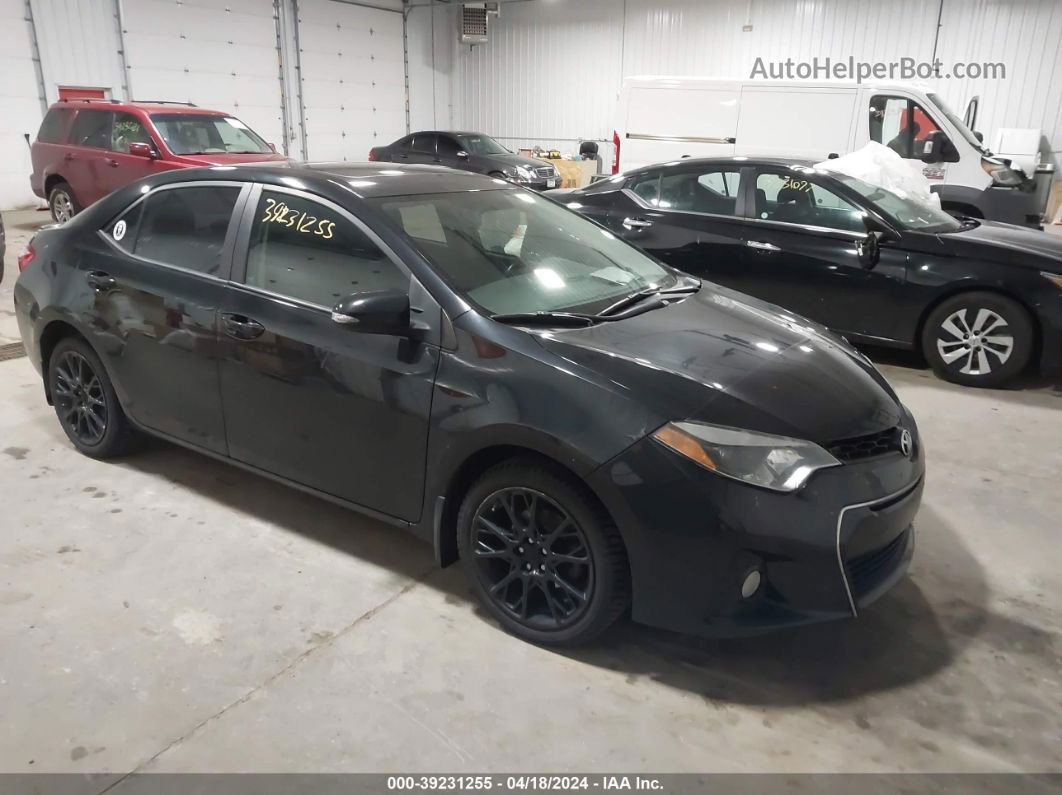 2016 Toyota Corolla S W/special Edition Pkg Black vin: 2T1BURHE1GC574401