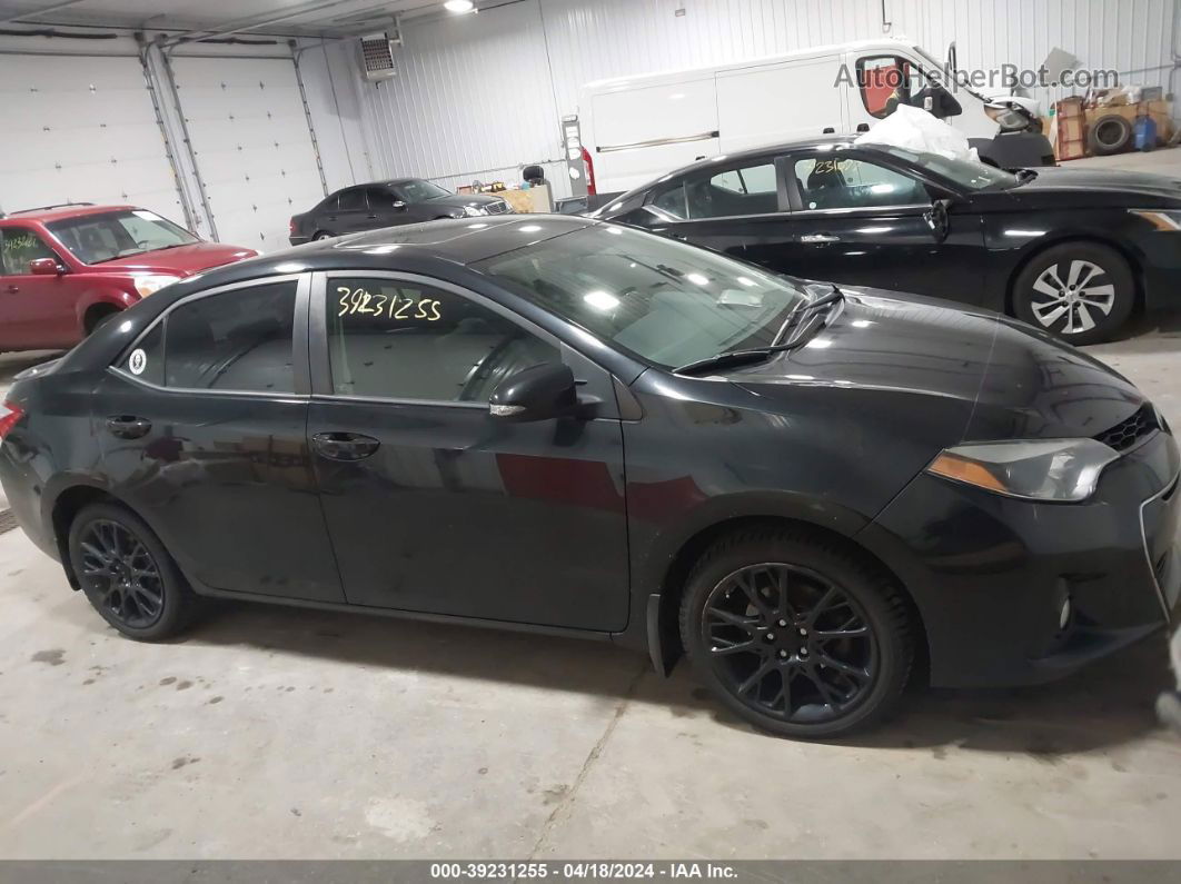 2016 Toyota Corolla S W/special Edition Pkg Black vin: 2T1BURHE1GC574401