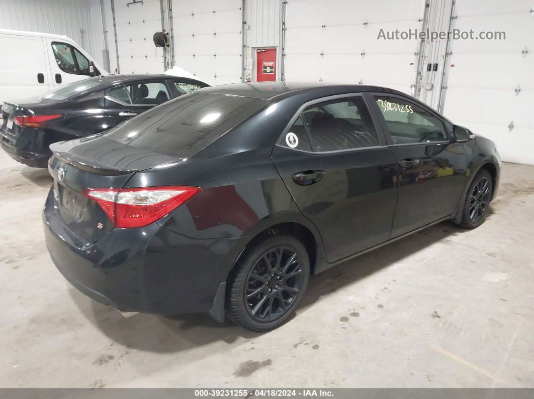 2016 Toyota Corolla S W/special Edition Pkg Черный vin: 2T1BURHE1GC574401