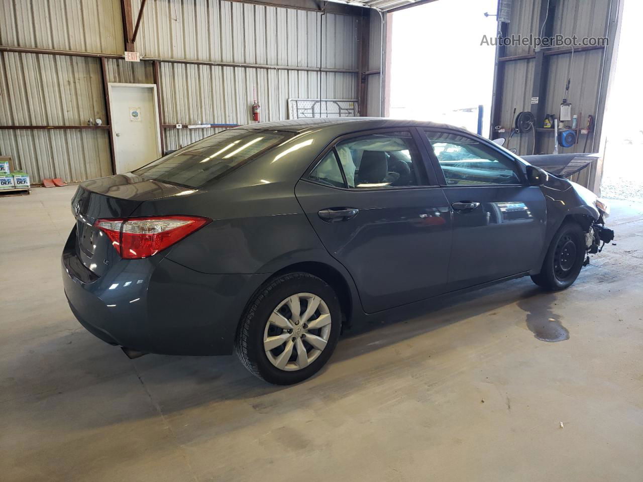 2016 Toyota Corolla L Charcoal vin: 2T1BURHE1GC587309