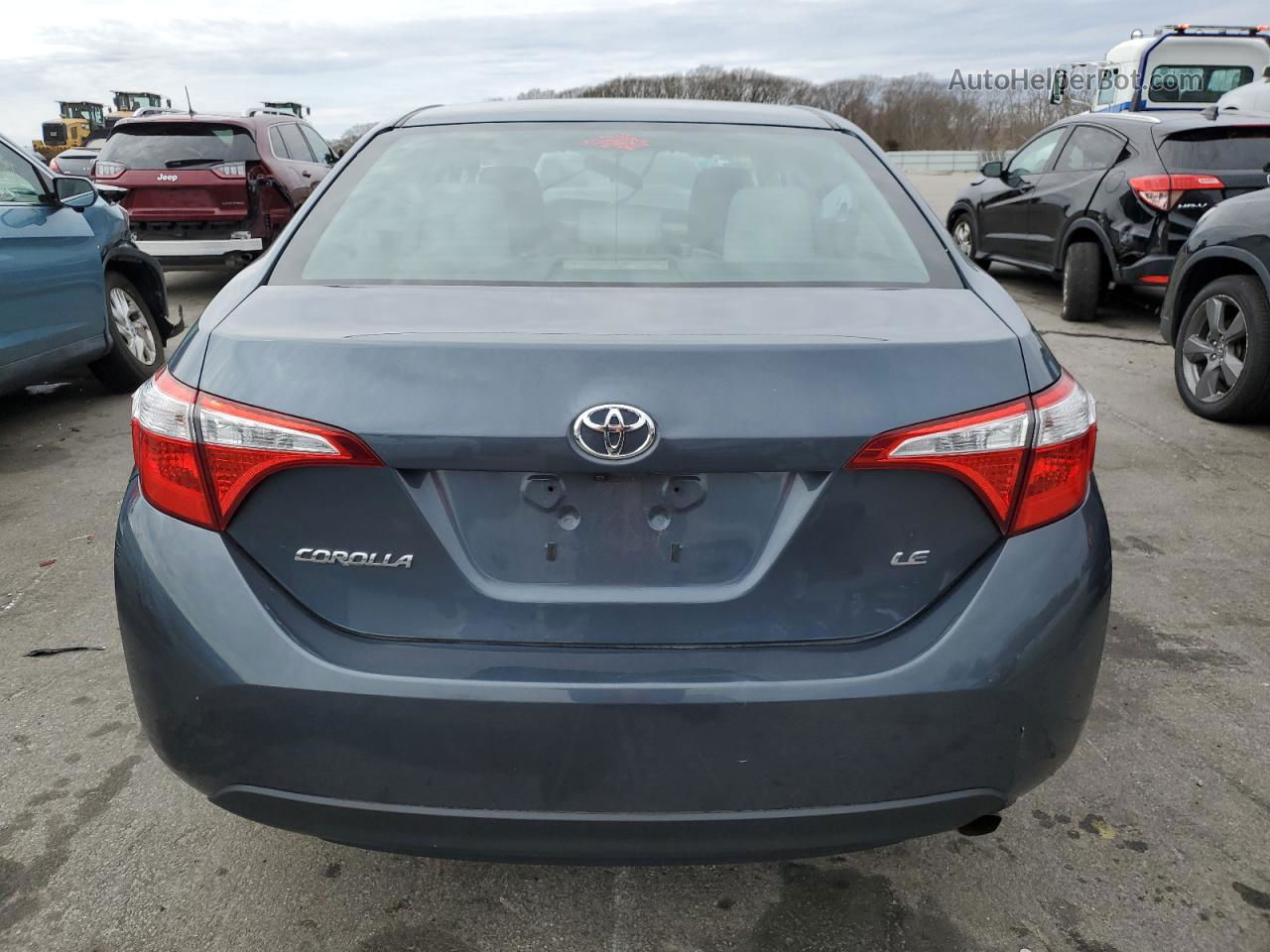 2016 Toyota Corolla L Gray vin: 2T1BURHE1GC616713