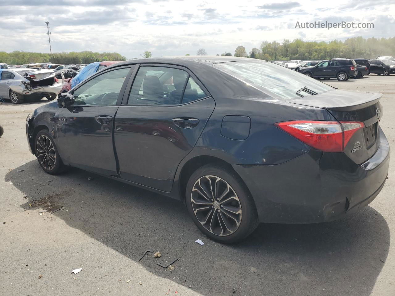 2016 Toyota Corolla L Black vin: 2T1BURHE1GC617702