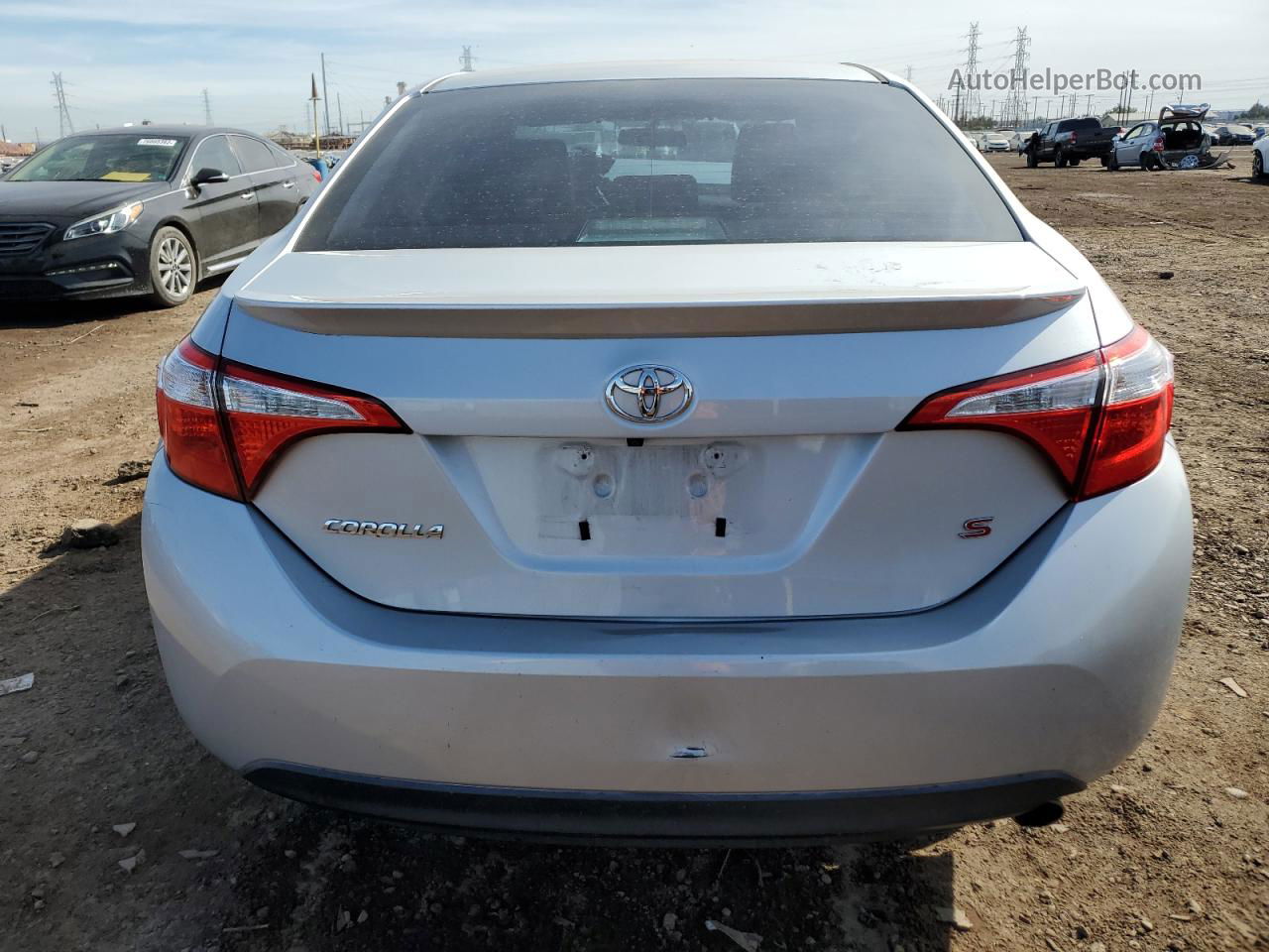 2016 Toyota Corolla L Серебряный vin: 2T1BURHE1GC626738