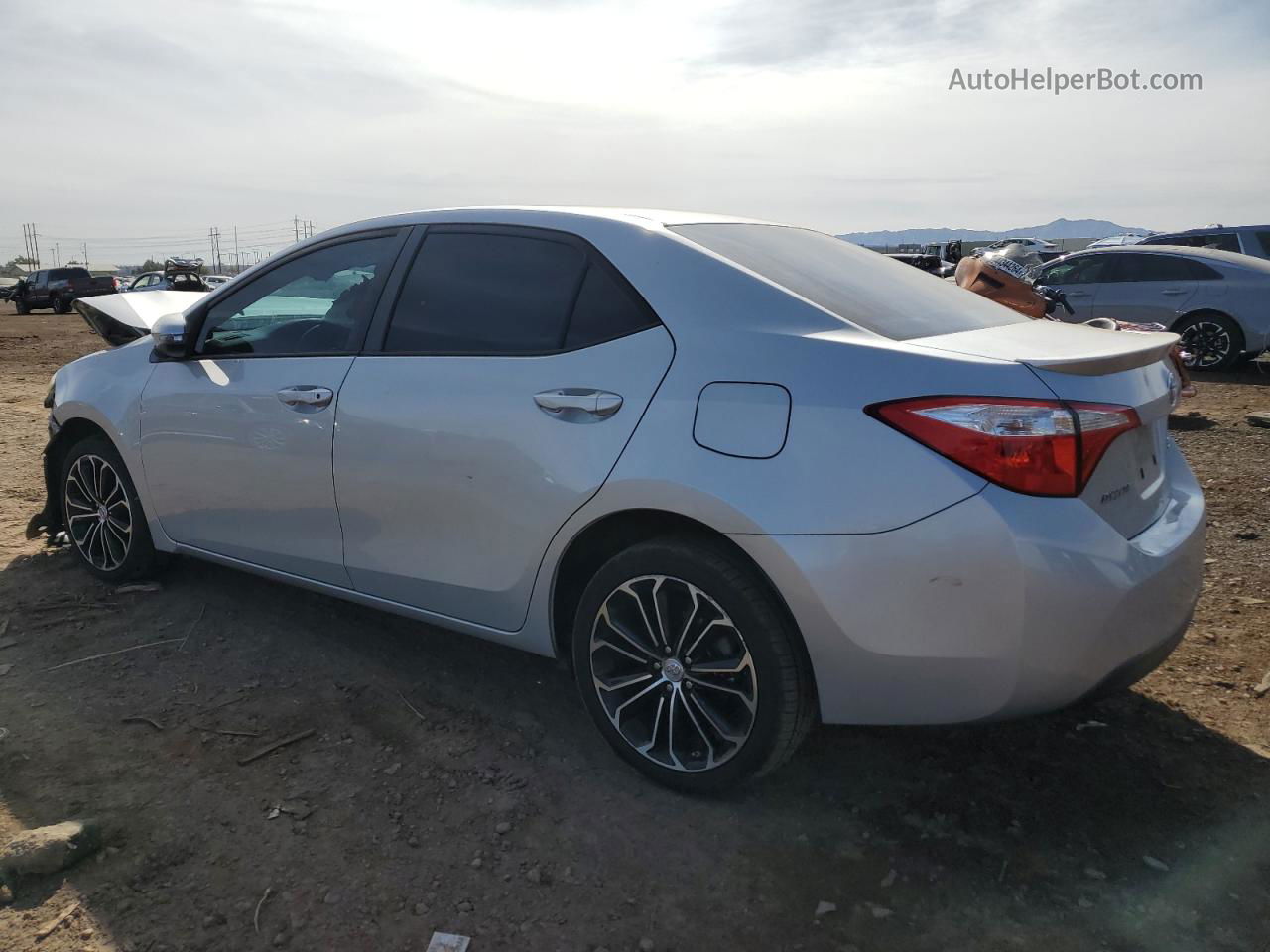 2016 Toyota Corolla L Silver vin: 2T1BURHE1GC626738