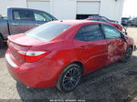 2016 Toyota Corolla S Premium Red vin: 2T1BURHE1GC686938