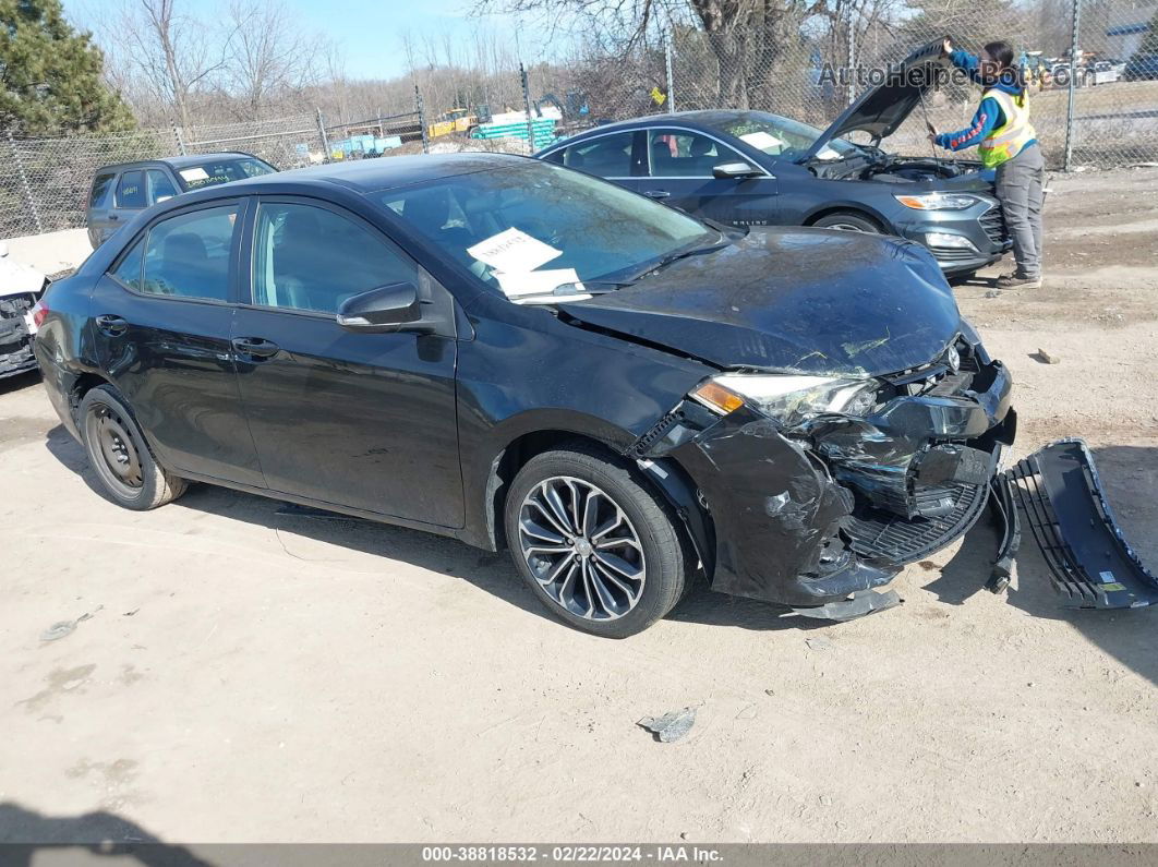 2016 Toyota Corolla S Plus Black vin: 2T1BURHE1GC693078