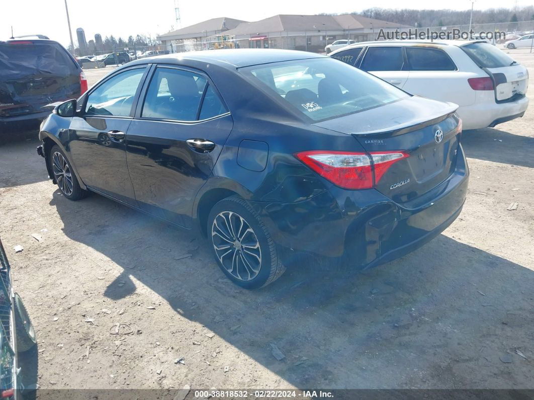 2016 Toyota Corolla S Plus Black vin: 2T1BURHE1GC693078