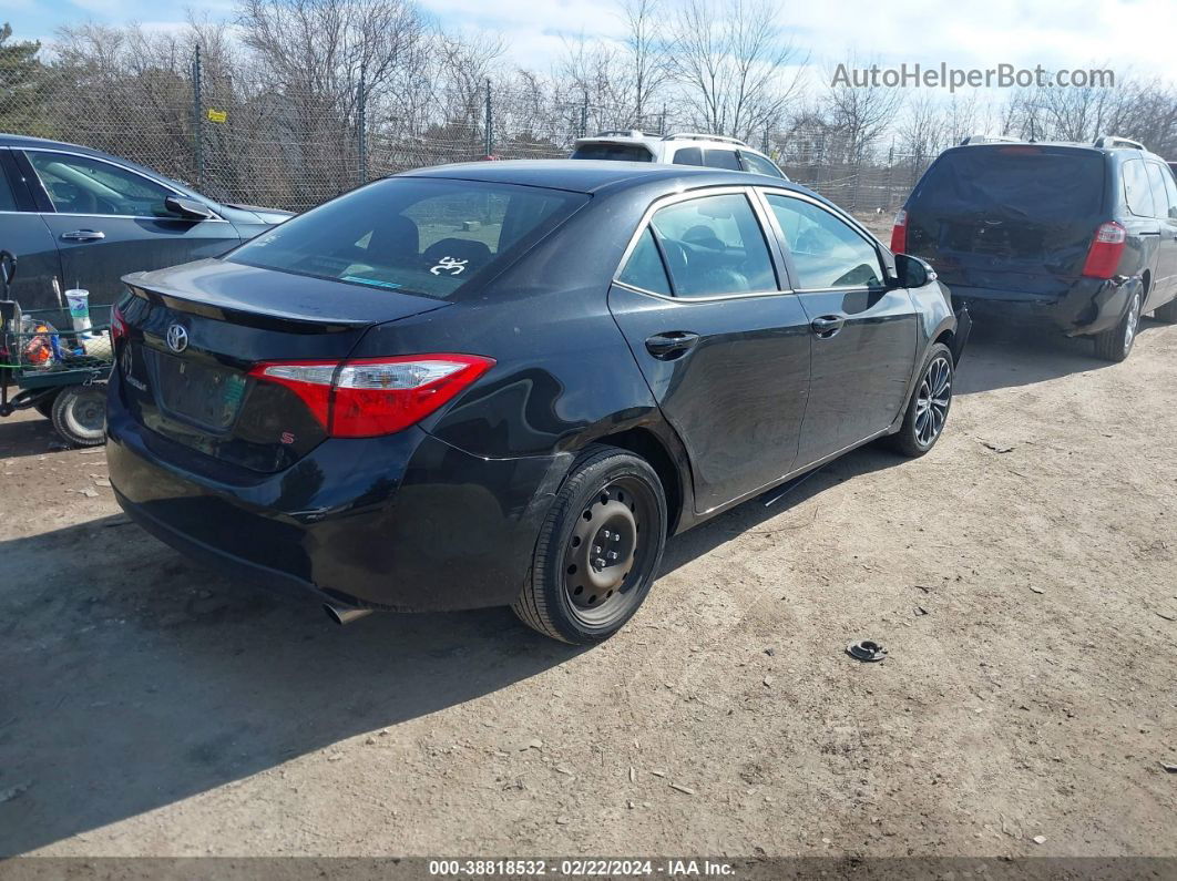 2016 Toyota Corolla S Plus Black vin: 2T1BURHE1GC693078