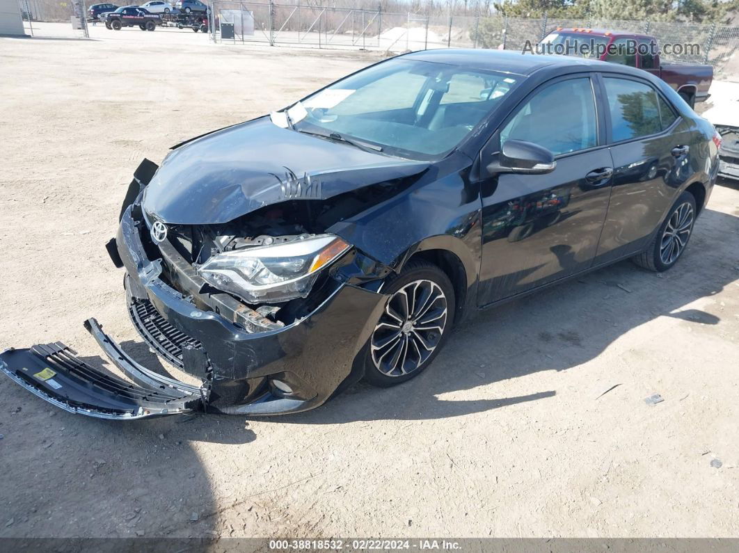 2016 Toyota Corolla S Plus Black vin: 2T1BURHE1GC693078