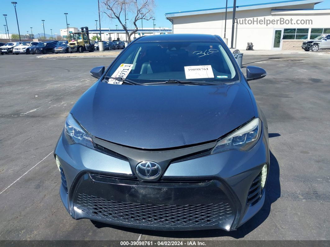 2017 Toyota Corolla Se Blue vin: 2T1BURHE1HC758352