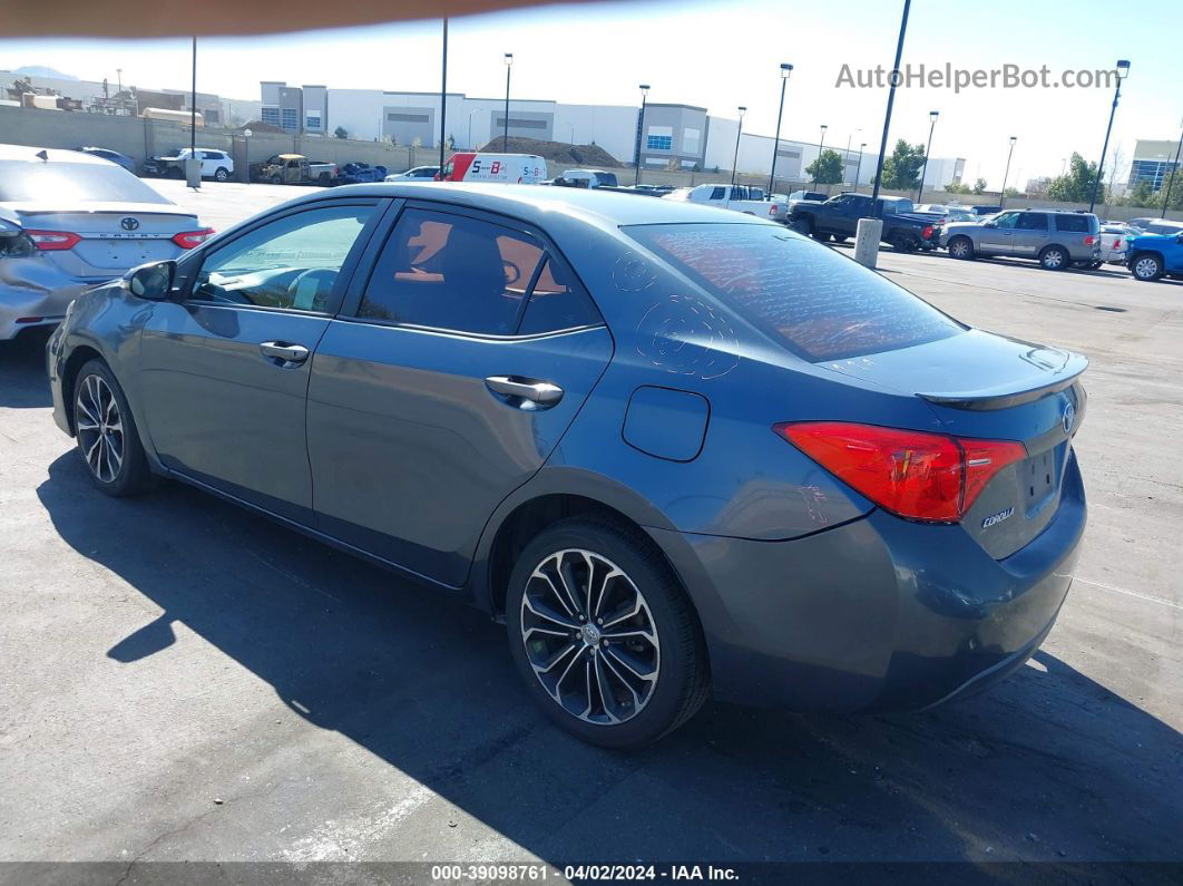 2017 Toyota Corolla Se Blue vin: 2T1BURHE1HC758352