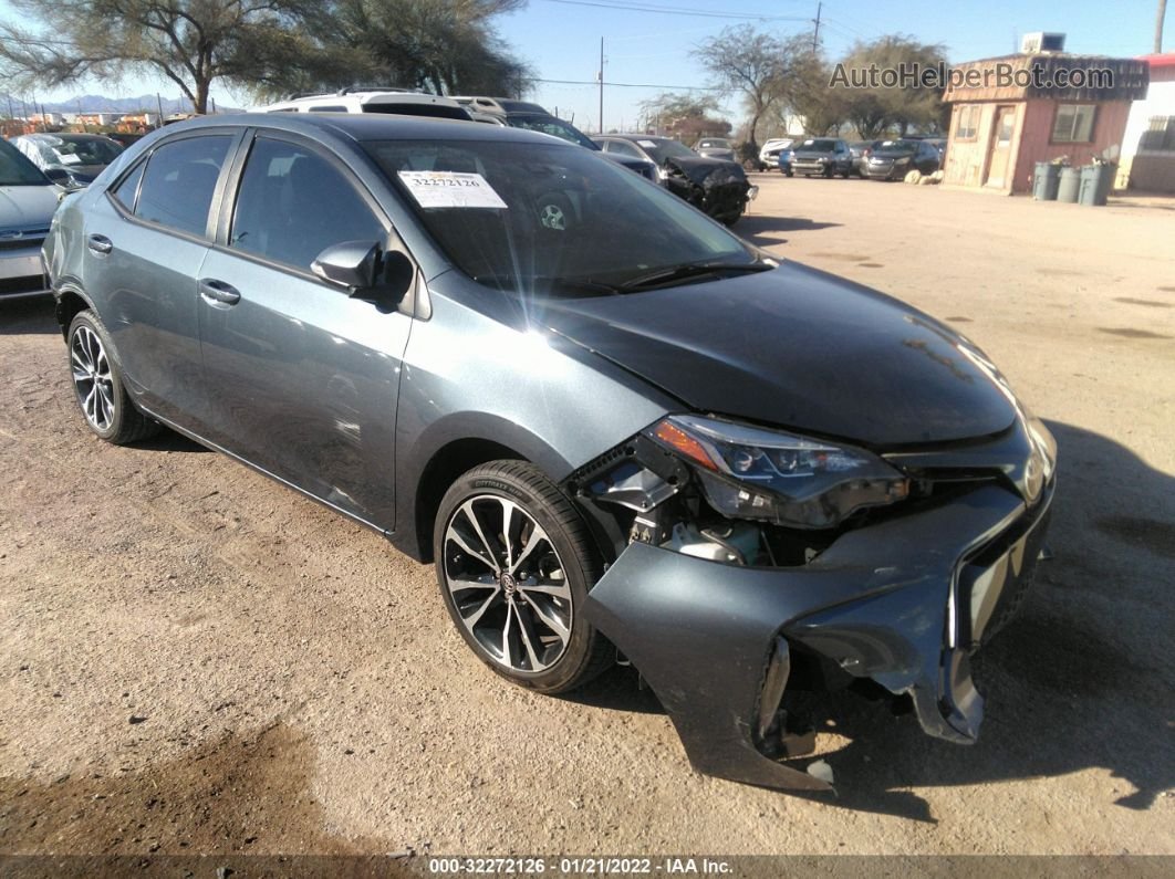 2017 Toyota Corolla L/le/xle/se Dark Blue vin: 2T1BURHE1HC768203