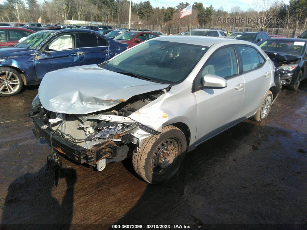 2017 Toyota Corolla Le Silver vin: 2T1BURHE1HC796499