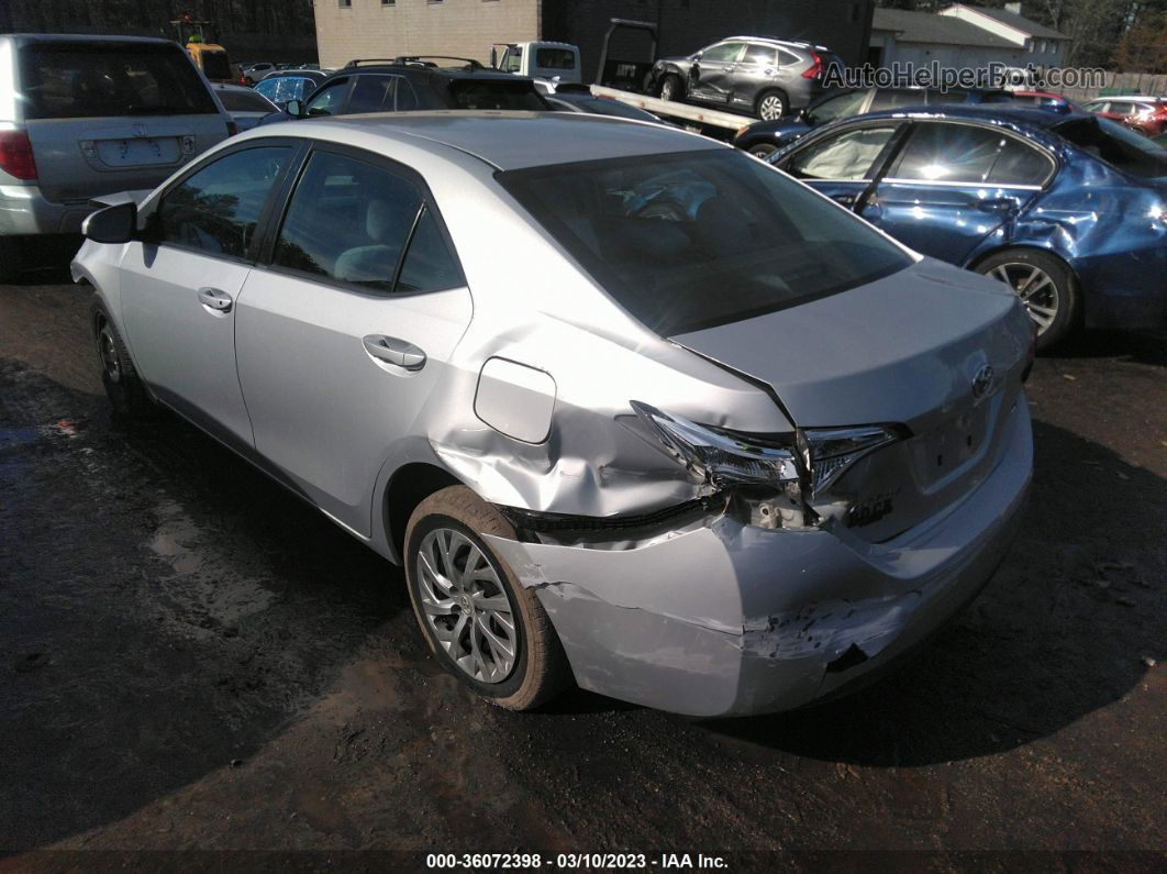 2017 Toyota Corolla Le Silver vin: 2T1BURHE1HC796499