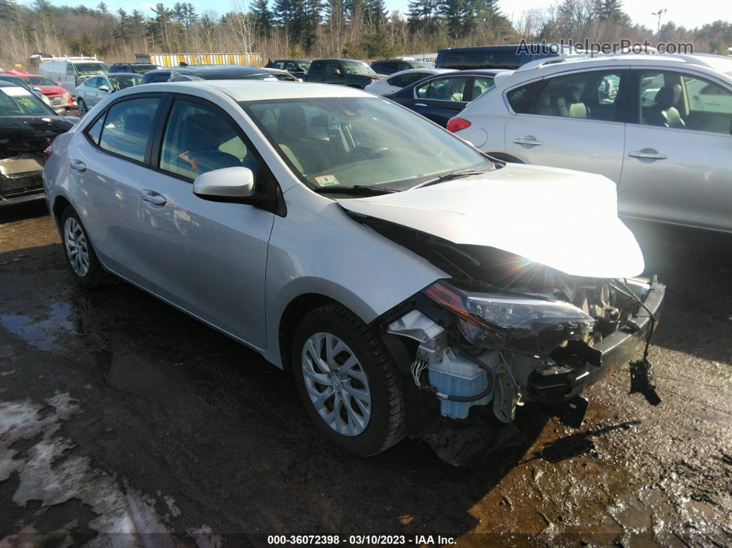 2017 Toyota Corolla Le Silver vin: 2T1BURHE1HC796499