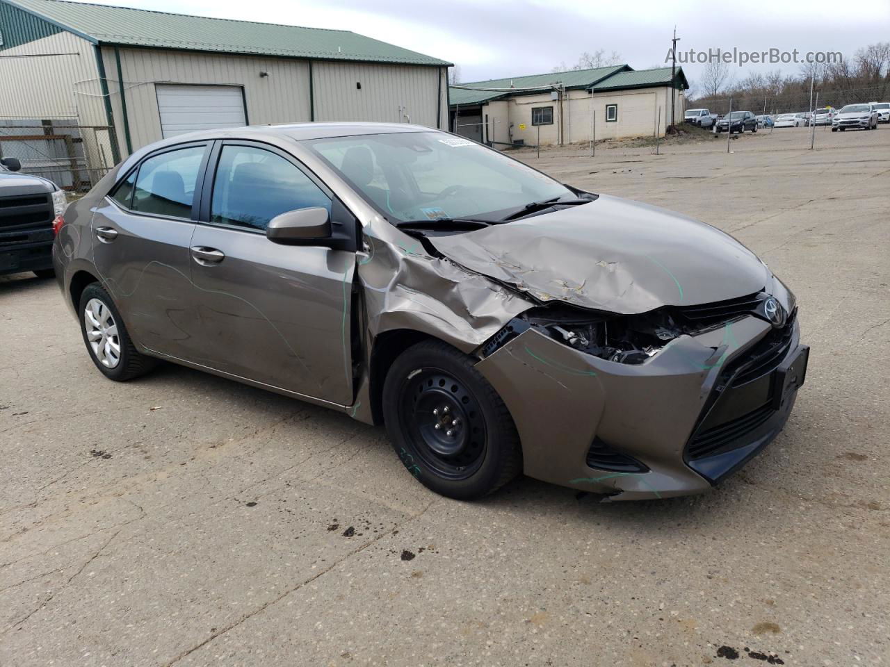 2017 Toyota Corolla L Tan vin: 2T1BURHE1HC811244